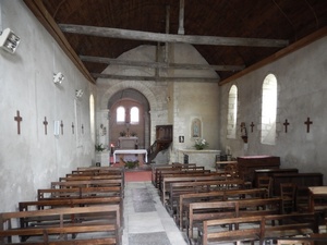 Inside the church