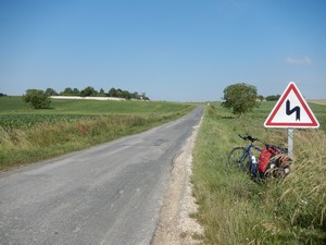 Blue skies, empty roads