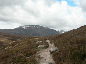 Path around base of Carn a Mhaim