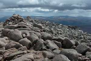 Derry Cairngorm's two cairns