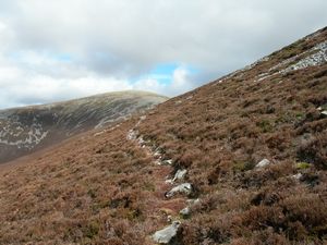 The approach to Beinn Iutharn Mhor