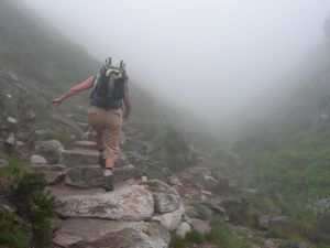 Janet approaching the Chalamain Gap