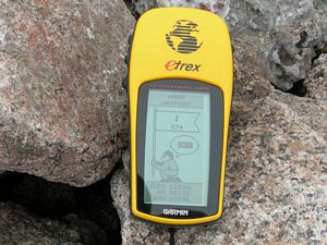 GPS reading at Braeriach summit