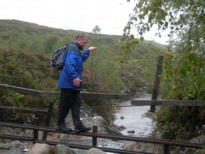 Crossing the Allt a Mhuillinn