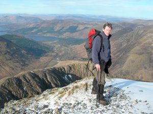 Loch Leven seen from the ridge