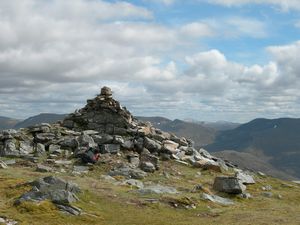 Lurg Mhor summit cairn