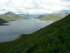 Looking West over Loch Quoich