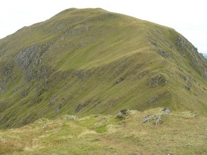 the final slopes of Meall Buidhe