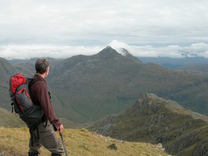 Sgurr na Ciche as seen from Knoydart last September