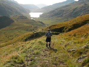 The track back from Mam Barrisdale