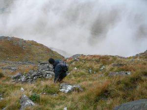 The descent from Ladhar Bheinn