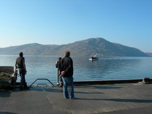 The Western Isles approaching Inverie jetty