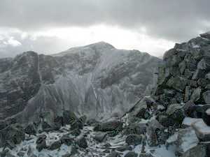 Sgorr Ruadh from the summit of Beinn Liath Mhor