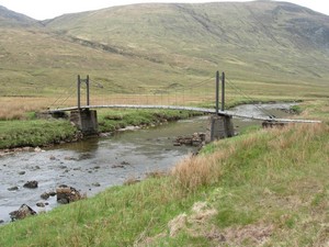 The bridge across the River Affric