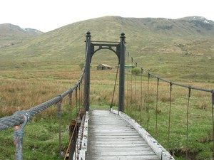 Isolated Alltbeithe youth hostel