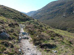 Walking up Gleann na Squaib