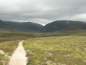 The path up Glen Quoich