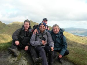 On Creag na Caillich at the end of the Tarmachan ridge