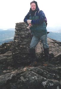 Me at the top of Ben Lawers