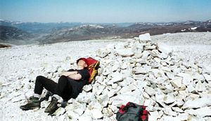 Andrew on Carn Aosda