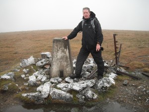 At the top of A' Bhuidheanach Bheag 