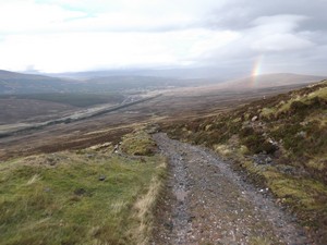 the A9 and Dalwhinnie