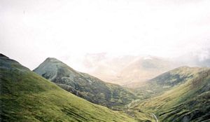 Binnein Beag seen from the slopes of Binnein Mor