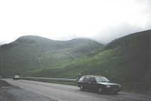 The start of the route up Aonach Air Chrith