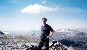 At the top of Stob a' Choire Mheadhoin