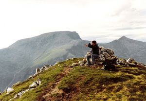 Me, Ben Nevis and Carn Mor Dearg