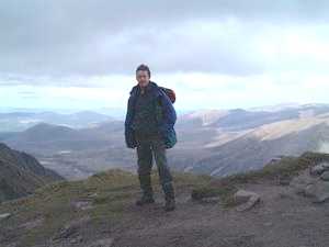 The summit of Sgor Gaoith