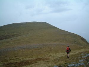 Ascending Meall Garbh