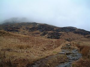 Ascending Beinn Narnain