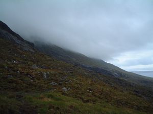 Ascending Sgurr nan Eag