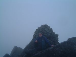 The summit of Sgurr nan Eag