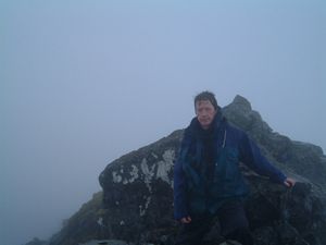 The summit of Sgurr Alasdair