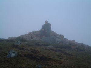 The summit of Beinn Eunaich