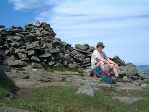 At the summit of Beinn Dubhchraig