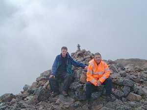 The summit of Stob Dearg