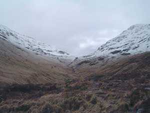 The col between Beinn Achaladair and Beinn an Dothaidh