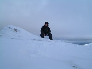 The summit of Beinn Achaladair