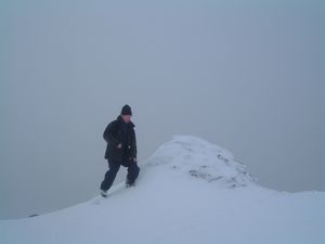 The summit of Beinn Dorain