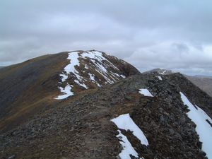 The ridge from the S. Top to the summit