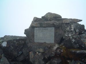 The summit of Sgurr Mhic Choinnich