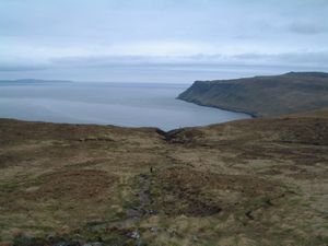 The walk back to Glen Brittle