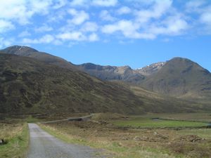 The start of the approach road