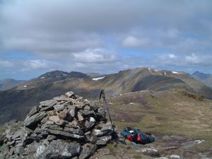 The South Glen Shiel Ridge from Creag a Mhaim