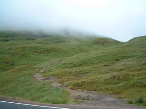 The start of the path from the A82