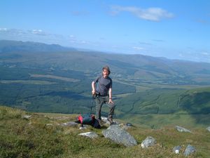 At the end of the north ridge