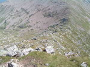 The rcol between Creise and Meall a Bhuiridh